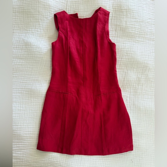 Reformation Citron Linen Dress - Picture 2 of 9